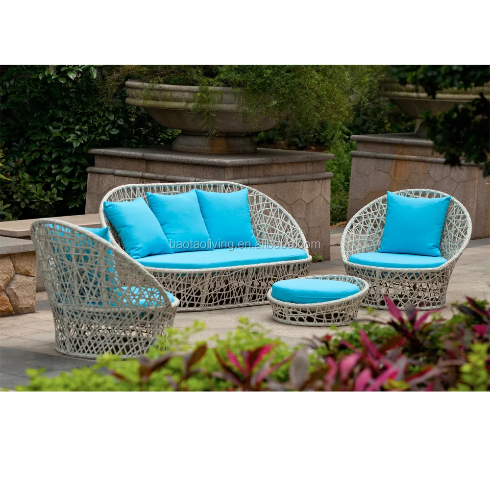 Green Outdoor Wicker Chair/ Round Rattan Garden Chairs Buy Round