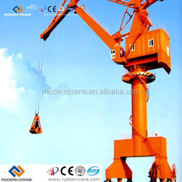 Easy and Simple to Handle Rail Type Harbour Portal Crane