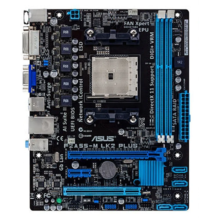 A55 Motherboard For Asus F2a55-m Lk Plus Fm2 Quad Core Motherboard 
