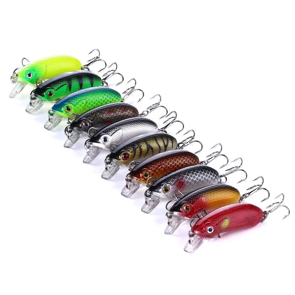 GALPADA Lot de 3 appâts souples pour pêche à la manivelle et vis