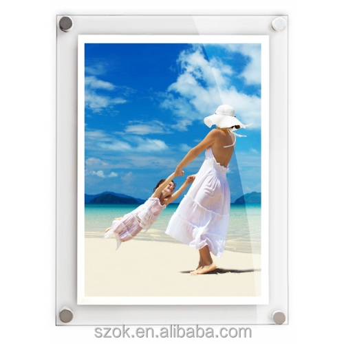 
Элегантная и красочная акриловая настенная фоторамка из плексигласа от производителя 