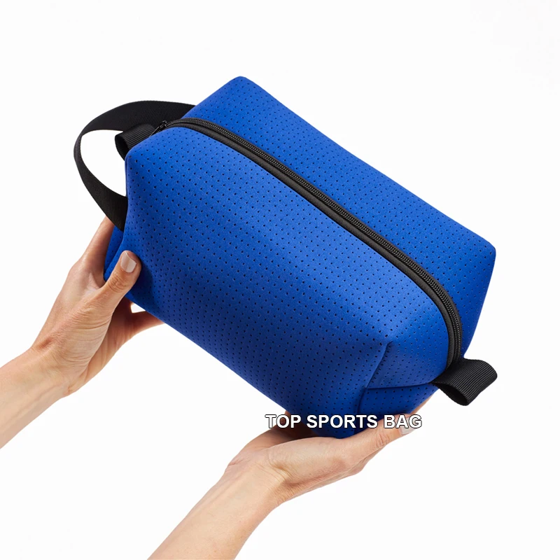 Fathers Day Perforated Multifunction Neoprene Cosmetic Case Storage Bag for Men