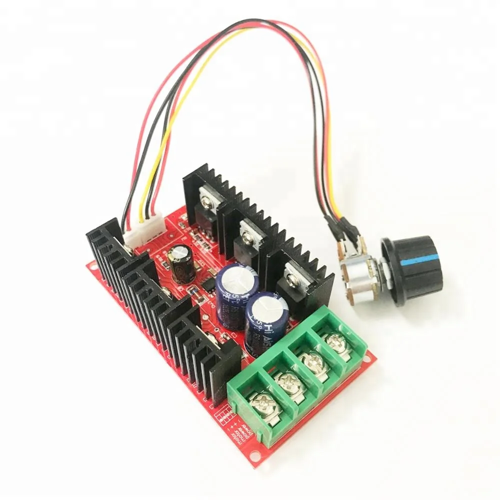 DC 9-50V For PWM Motor Speed Controller Board 40A Speed Switch Support Universal 