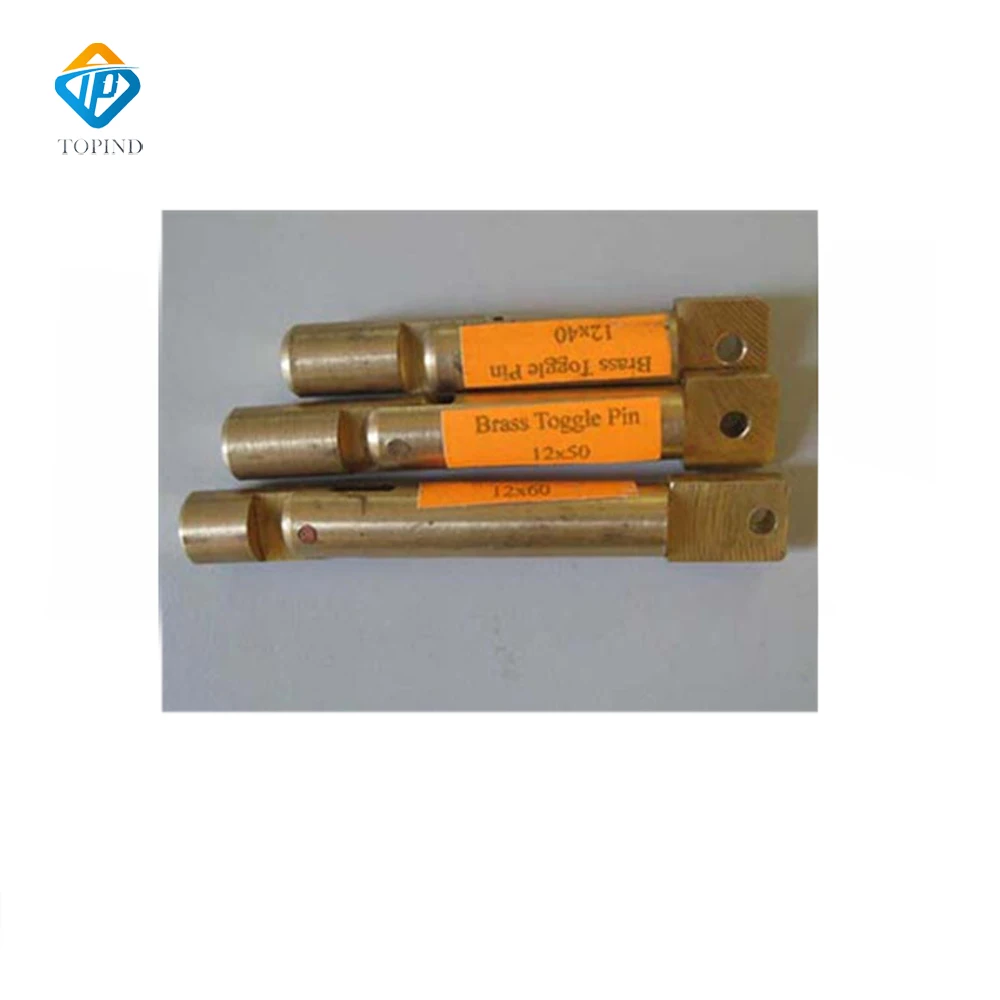 Steel Toggle Pin A-Type Plated Carbon Clevis Pin with Brass and Zinc Material for Ship Use