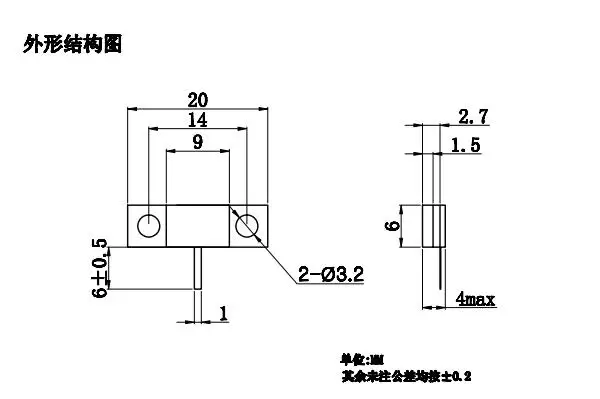 High Power Ceramic RF Resistor 100W 50 Ohms with Wide Operating Temperature -55°C to +165°C and 0~2GHz Frequency Range
