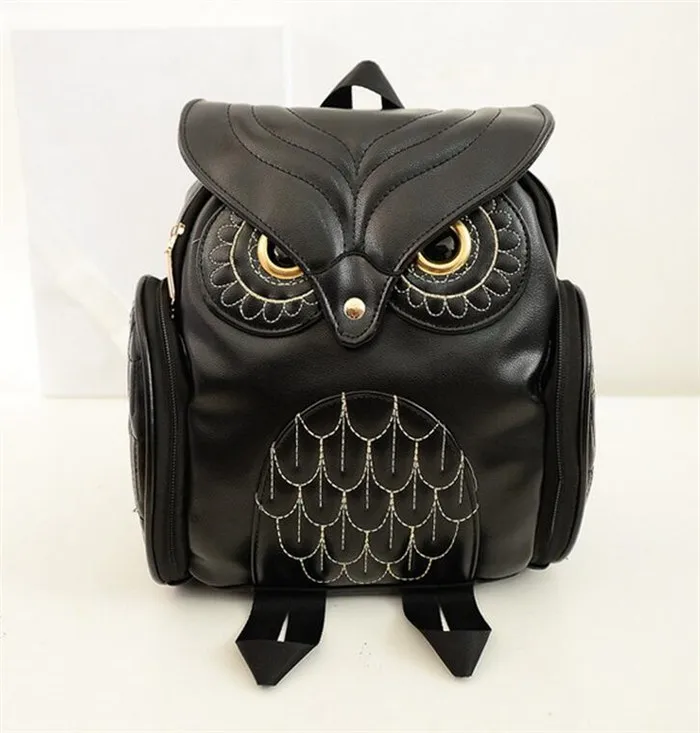 Hot Sale Fashion Korean Travel Preppy Style Pu Leather Cartoon Owl Backpack For Girls Buy Pu Backpack Backpack Owl Owl Backpack Product on Alibaba