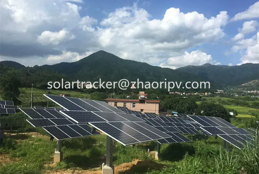 Полуавтоматическая двойная система слежения за солнечной батареей