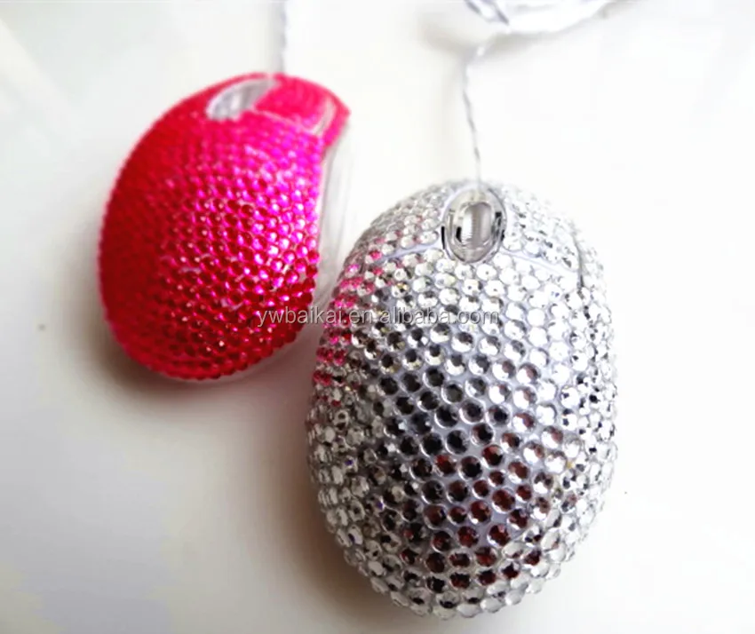 Пользовательский дизайн, горячая распродажа, компьютерная мышь с украшенными бриллиантами, декоративная компьютерная мышь для ноутбука