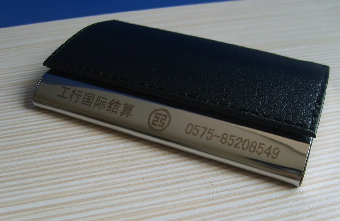 Кожа визитница для продвижения подарок