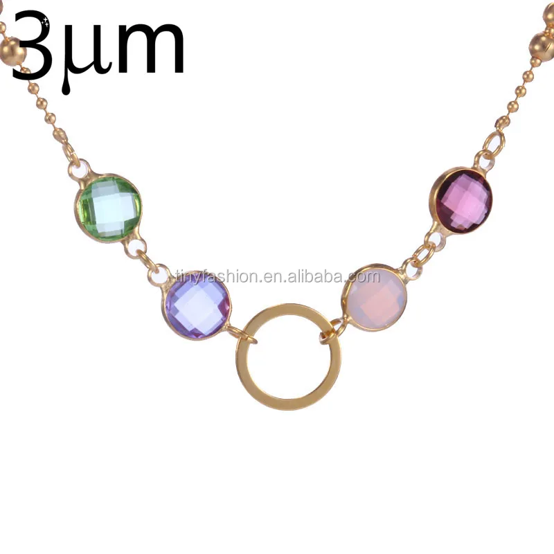 Personalized Family Birthstone Necklace 