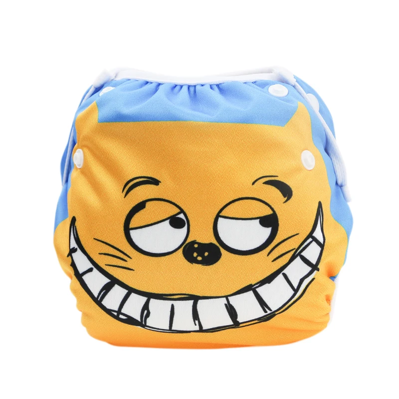 Новый узор Регулируемый Детский тканевый подгузник для плавания