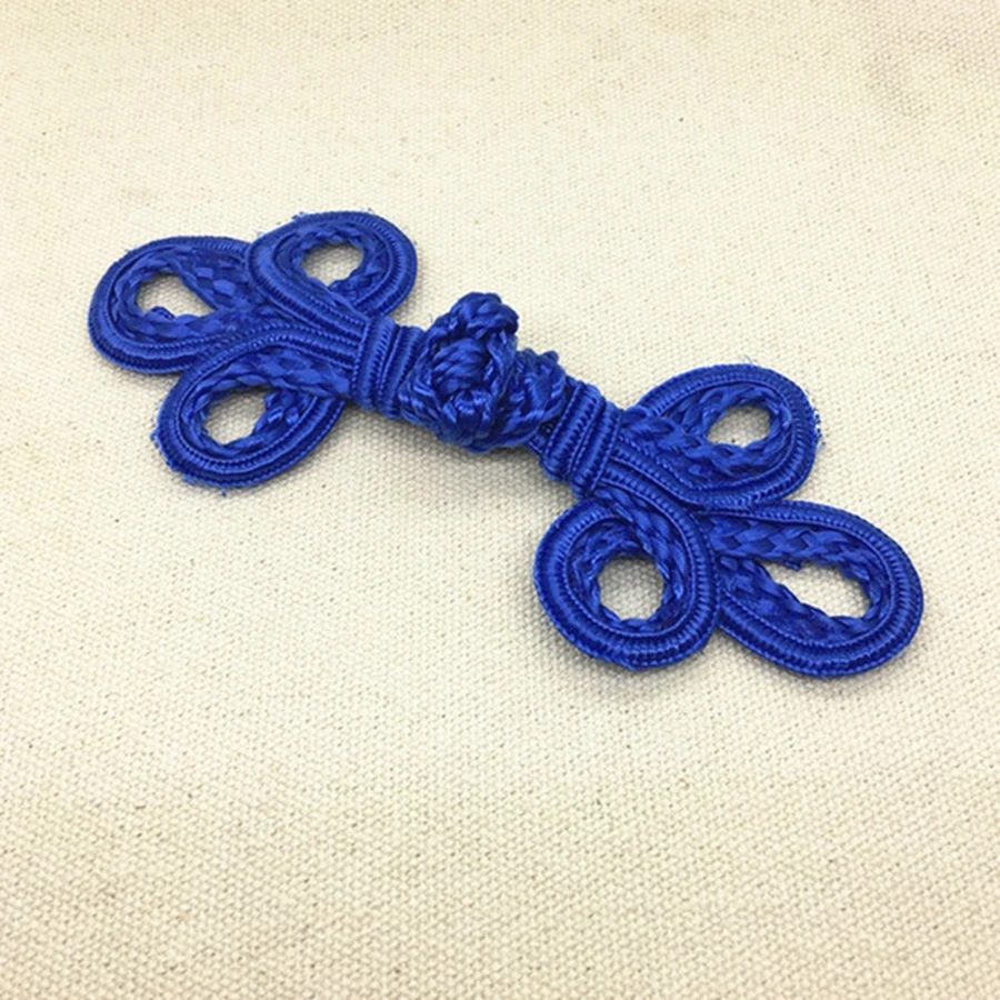 COOMAMUU Large Traditional Handcraft Decor Buttons Classic Chinese Frog Closure Buttons Knot Fastener for Cheongsam Tang Suits