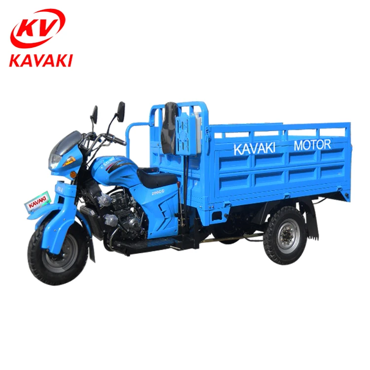 2018 Strong Power Gas Three Wheel Motorcycles Cargo Bike with High Quality Tricycle in Guangzhou Factory Made in China