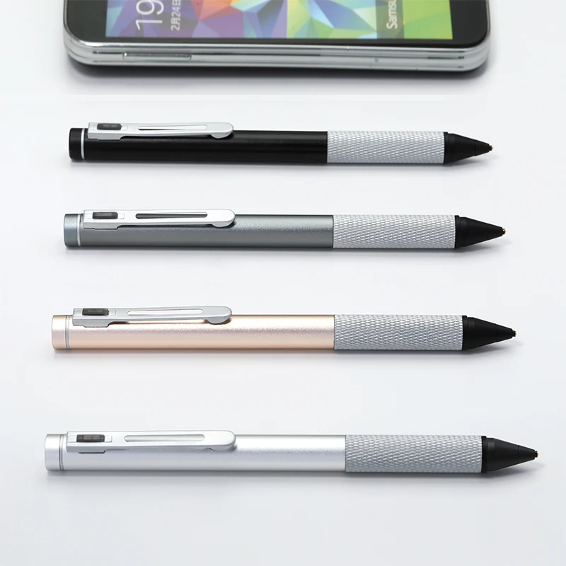 
Плоский металлический сенсорный экран, сенсорная ручка, активный стилус для IPad и телефона 