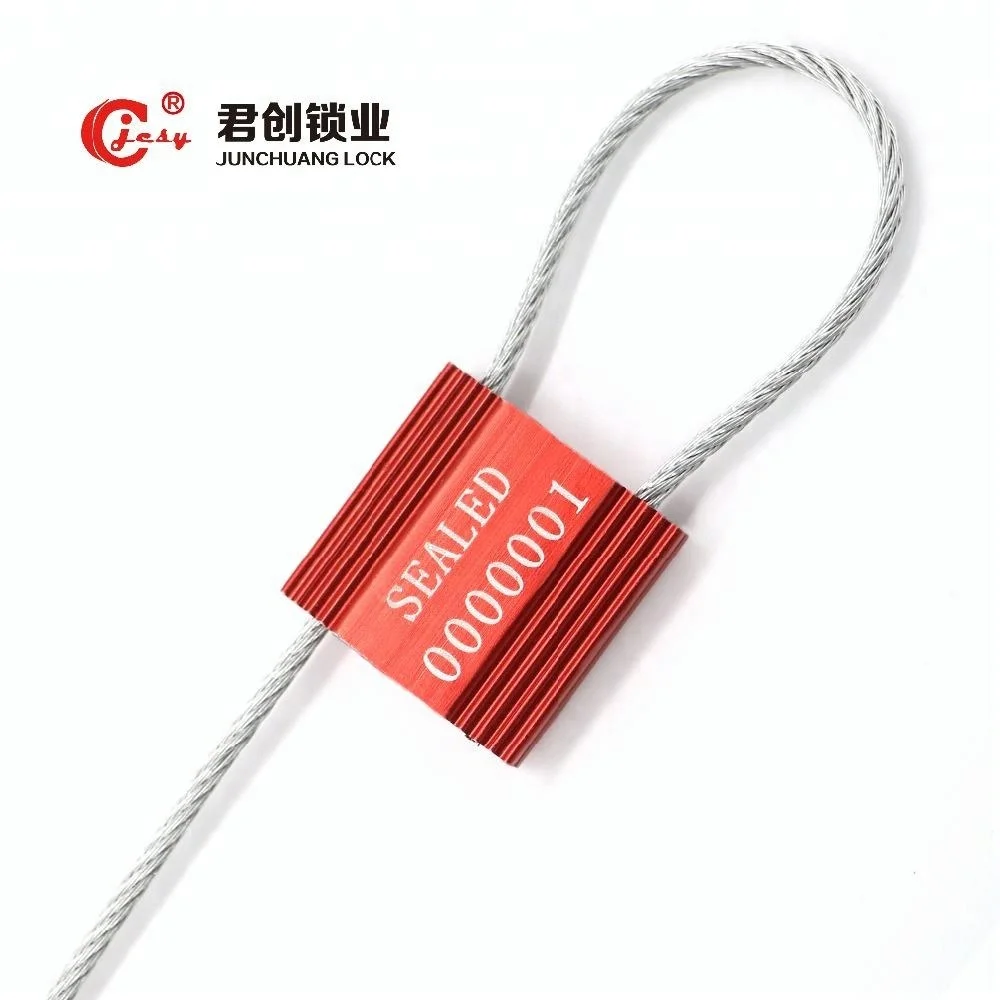 Steel Wire Red Security 1.5mm Pull-Tight Cable Wire Seals 