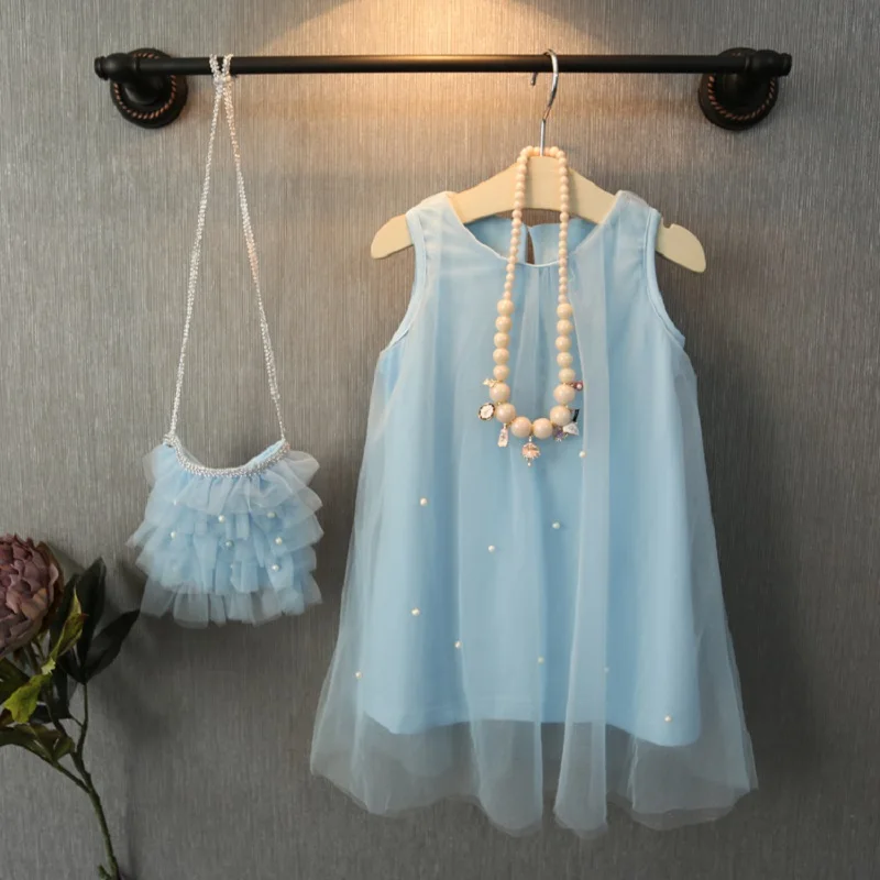 2016 summer font b dress b font girl font b dresses b font flower sleeveless font