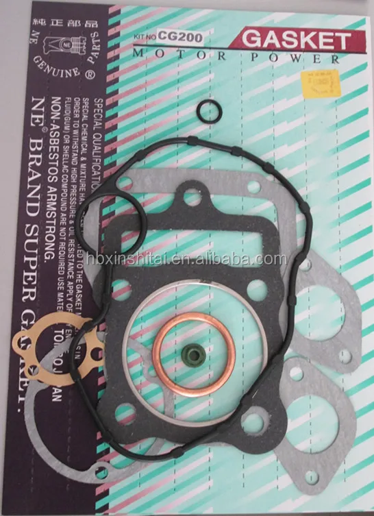 Best OEM low price custom CD70 CG200 motorcycle gasket engine gasket set