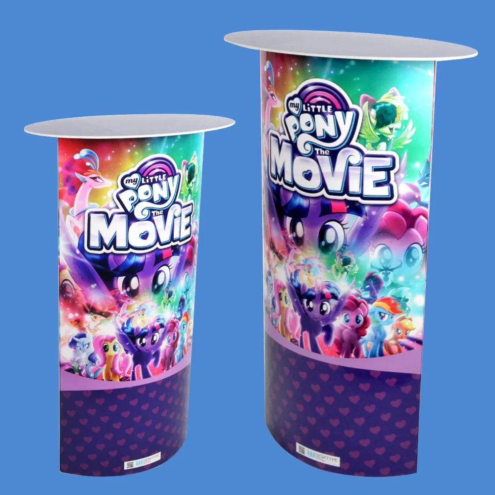 Pop up Cardboard Table Totem Display Foldable Advertising Banner Standee