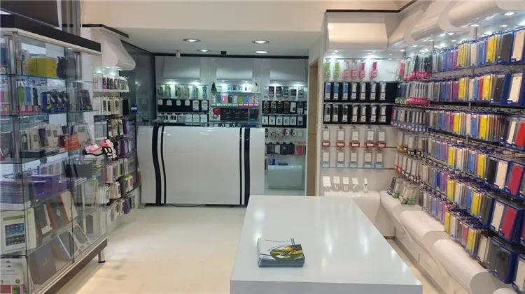 Decoration Design Modern Retail Cell Phone Shop Interior Design for Mobile Phone Accessories