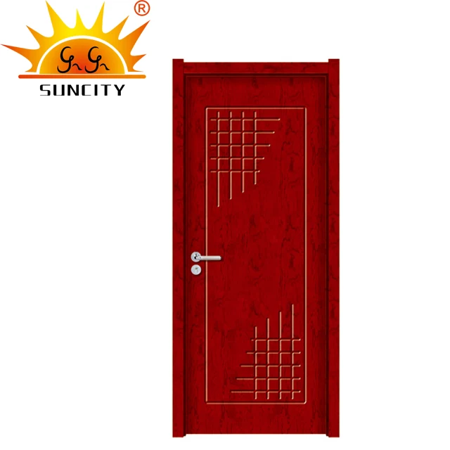 Modern Pure Myanmar Best Solid Pure Teak Wood Door Design