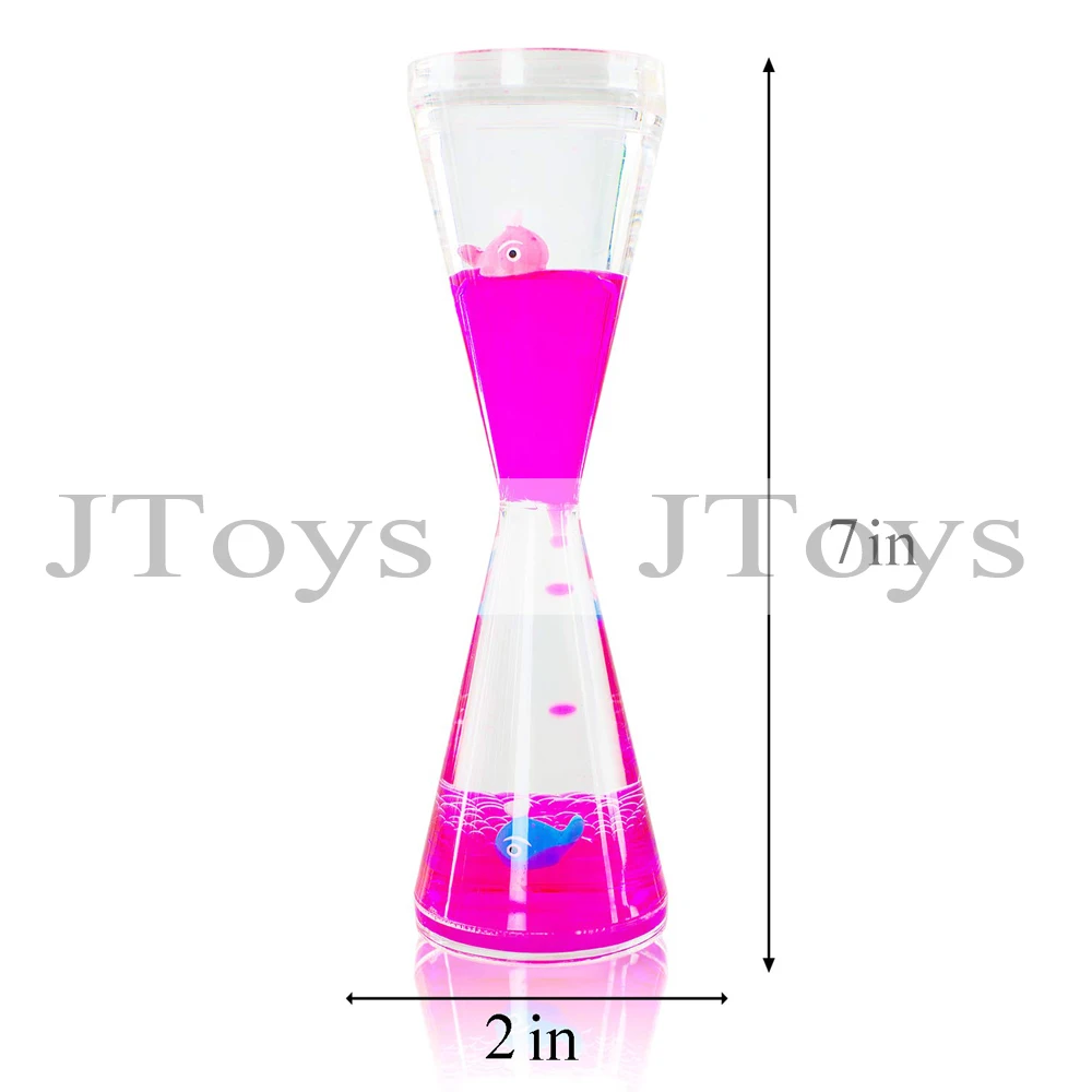 Новинка жидкий барботер таймер песочные часы плавающие морские жидкости морское существо жидкость движения длинный акриловый
