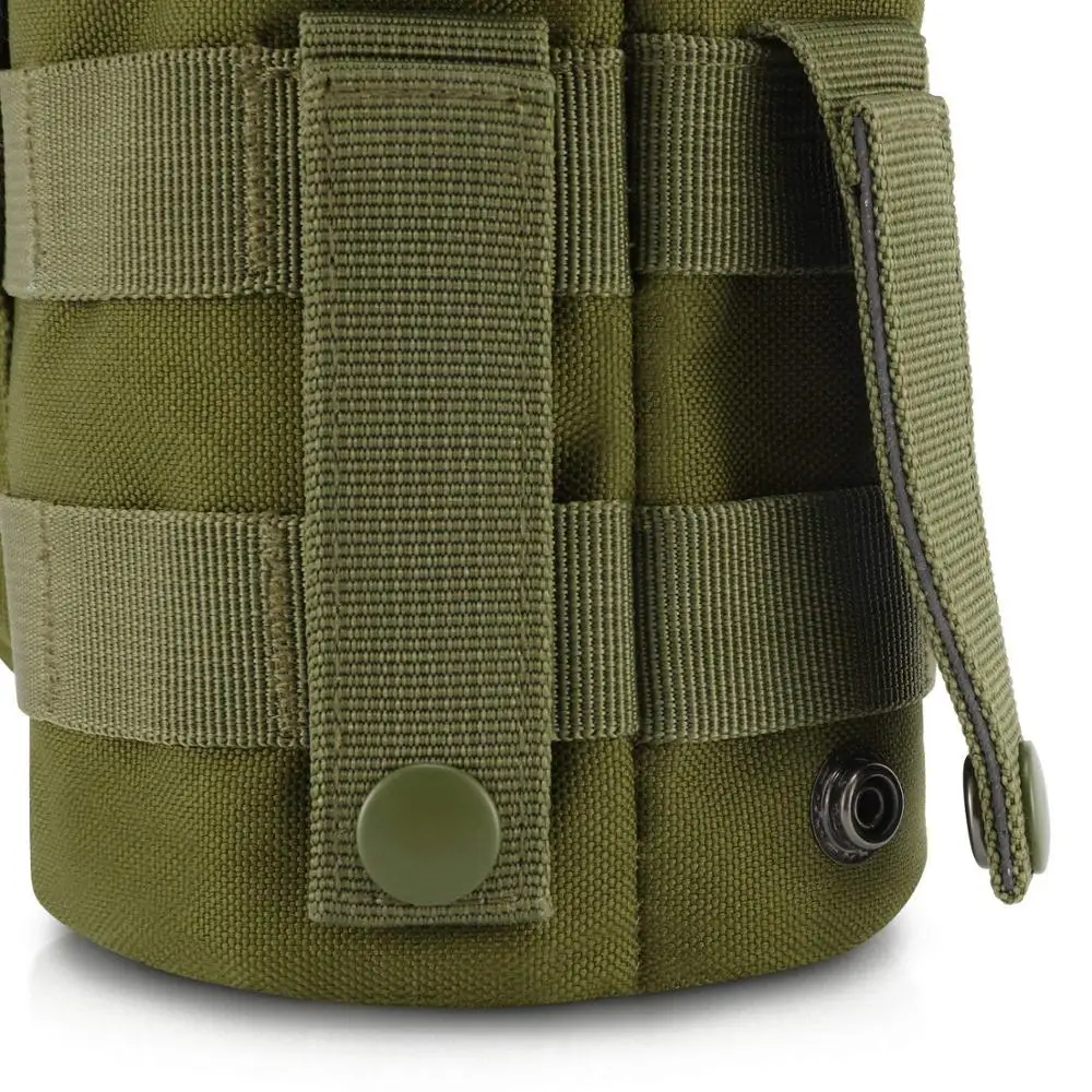 
 Оливковый Тактический мягкий чехол для бутылки с водой H2O, сумка для воды с сумкой для аксессуаров  