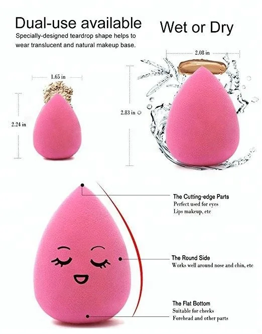 10 шт., набор кистей для макияжа и губки