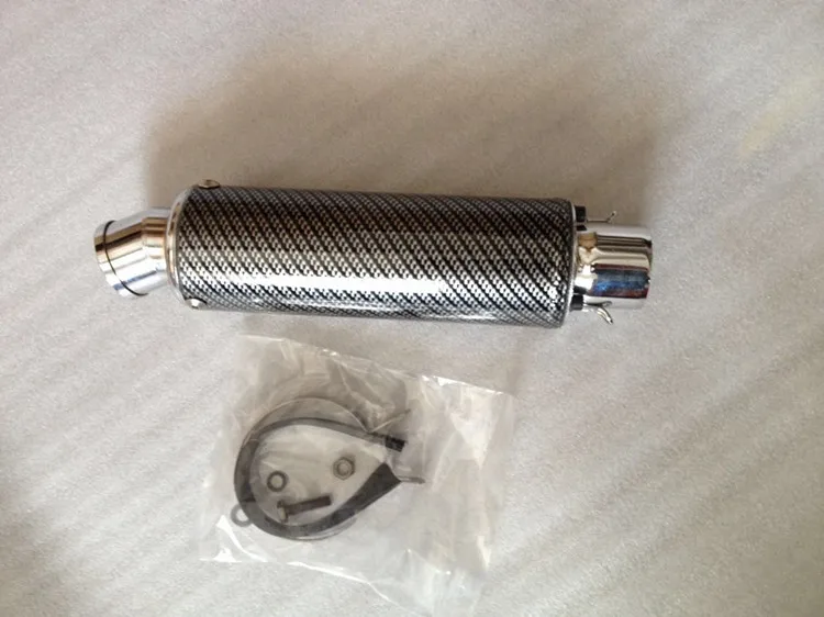 JPMotor Универсальный 51 мм Алюминиевый велосипед глушитель