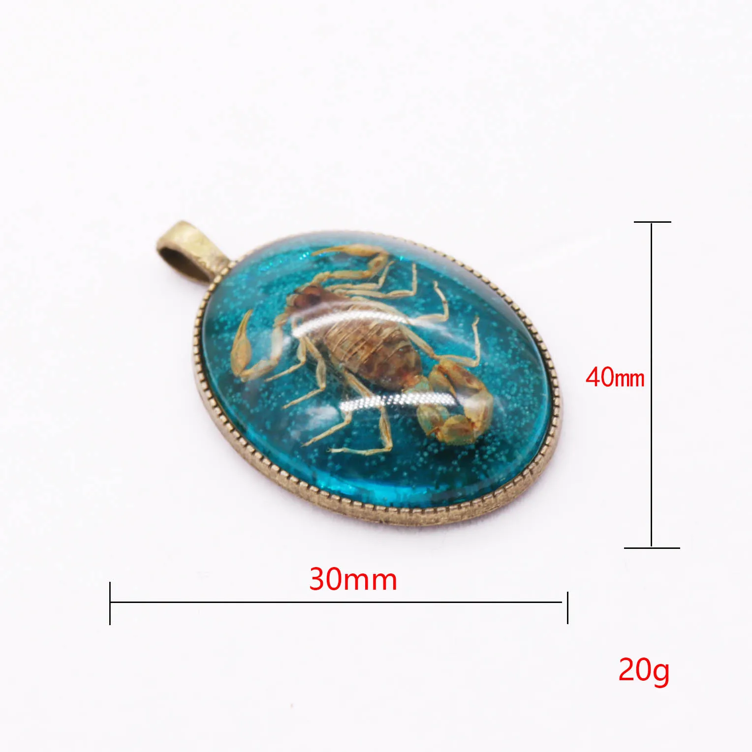 Factory Direct Sale Punk Real Scorpion Necklace Glowing in the Dark Jewelry for Men Vintage Necklace Colar Masculino