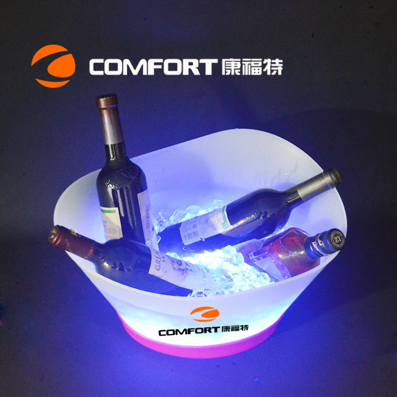 Rechargeable LED Bottle Ice Bucket