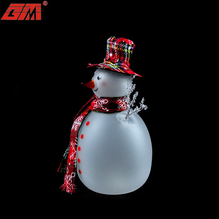 2022 new christmas decorative decorations led light mini snowman decoration gifts factory