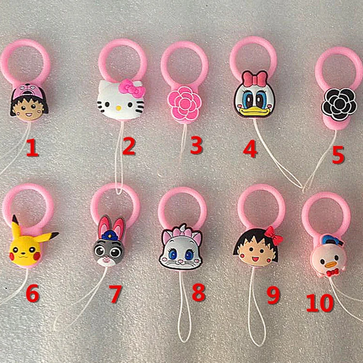 Новейший модный мультяшный силиконовый ремешок для мобильного телефона