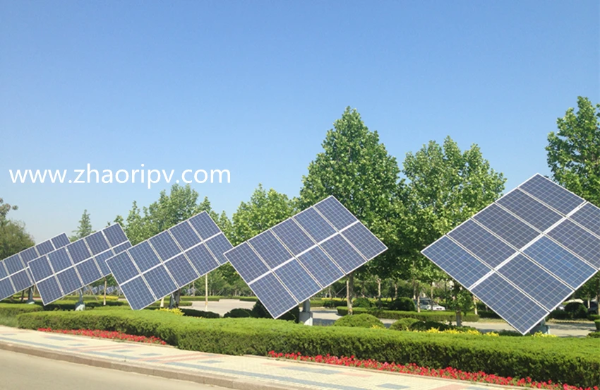 Полуавтоматическая двойная система слежения за солнечной батареей