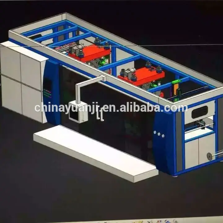 Автоматическая высокоскоростная вакуумная формовочная машина, вакуумная формовочная машина для пластиковых поддонов