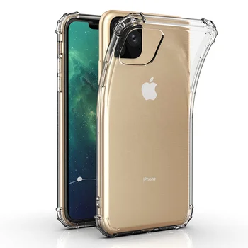 Military Grade New Transparent Cell phone Cases For Iphone 11 With TPU Clear Mobile Phone Case For Iphone XR XS Max