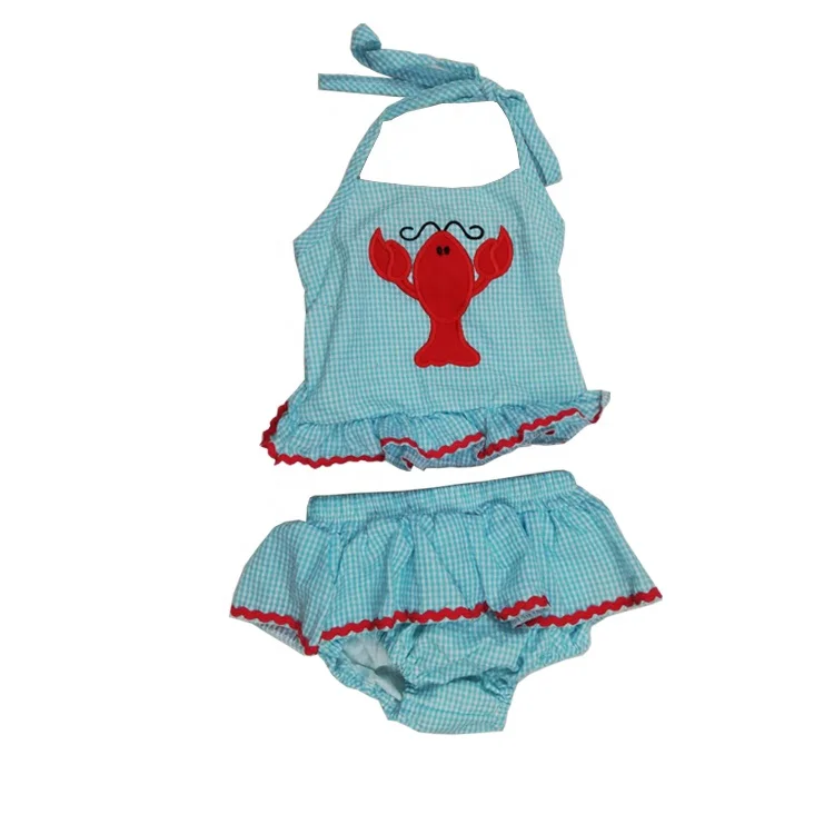 
2019 seersucker, оптовая продажа, летний купальник seersucker, бутик, Детские купальники с рюшами 