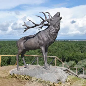 鹿の屋外ガーデンブロンズ動物の彫刻| Alibaba.com