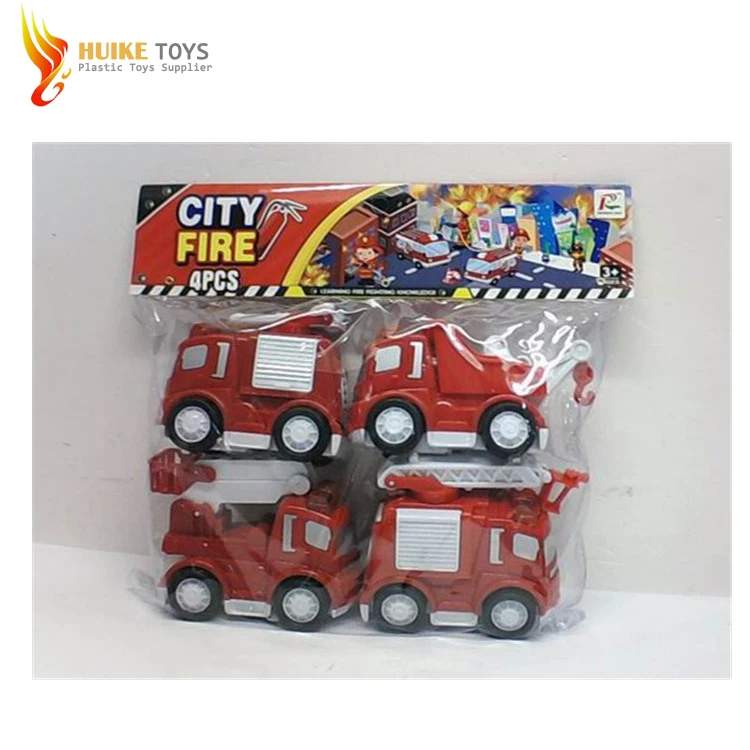 blue fire truck toy