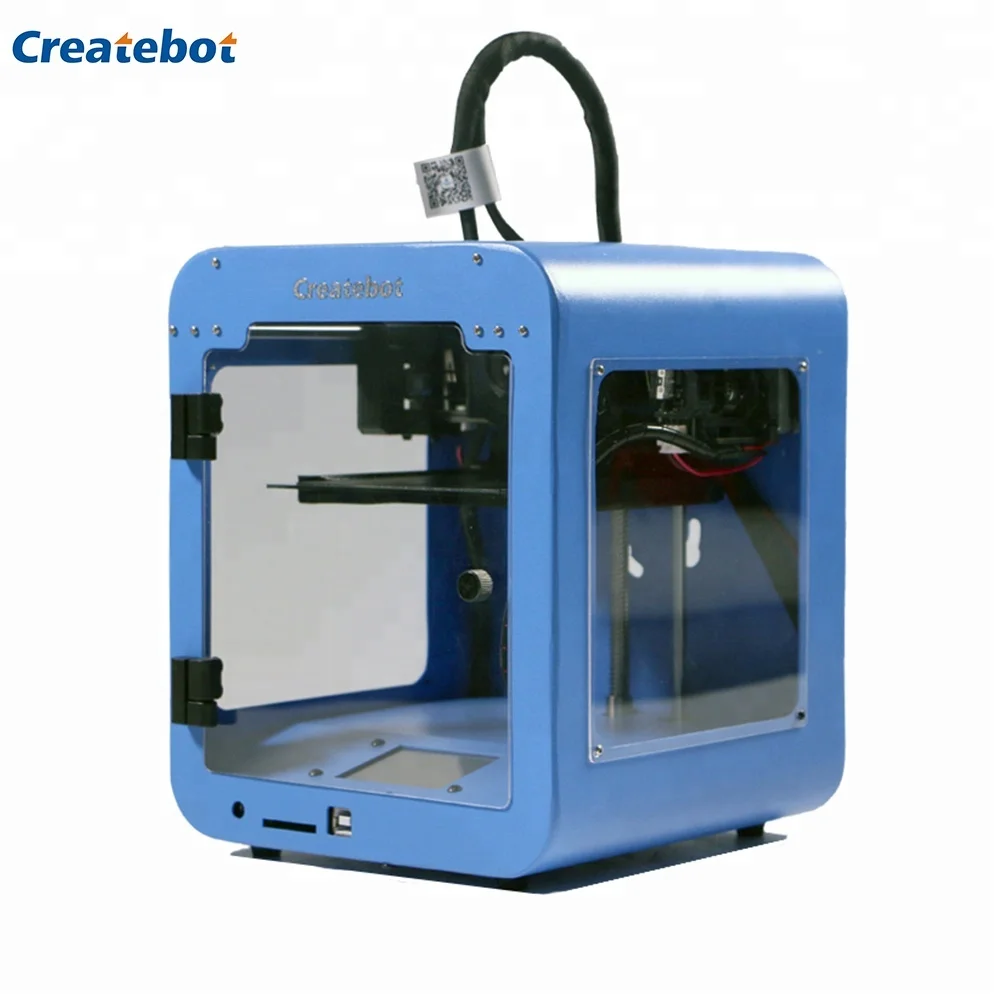Createbot Super Mini 3D Printer for House Low Price 3D Printer Single Nozzle Touchscreen Easy Printing Machine for Children