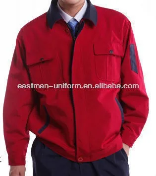 Chaquetas De Carga Para Hombre / Trabajo Para Hombre Chaquetas / Manga  Larga De Poliéster De Algodón Rojo Chaqueta De Trabajo Me - Buy Chaquetas  De Carga Para Hombre / Trabajo Para