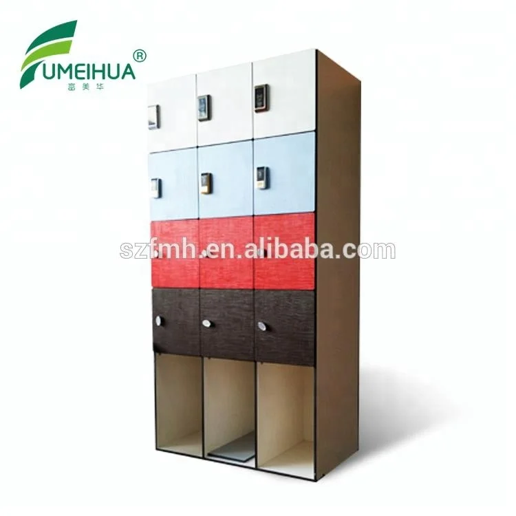 Деревянный Школьный шкафчик для танцев в тренажерном зале HPL