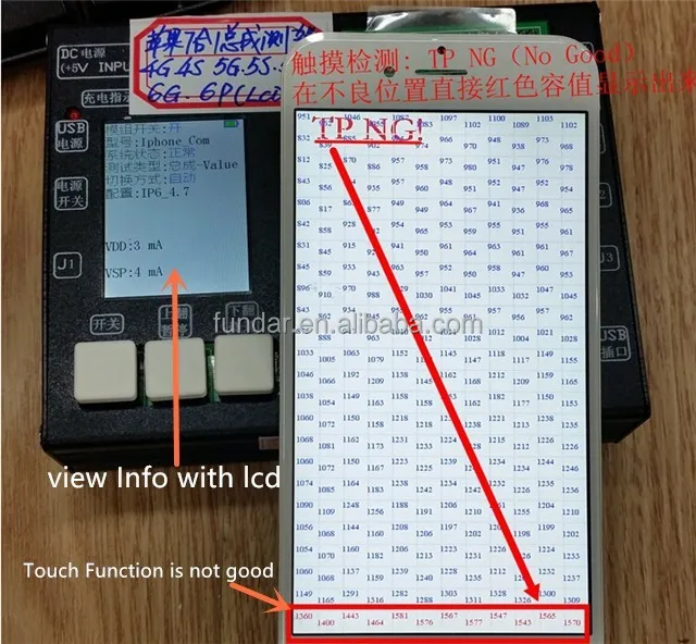 
 Для iPhone 6 6 S Plus 4g 4s 5 5s 5c ЖК тестер аппаратa 7 в 1 Запасные части узла ЖК-дисплея и сенсорного экрана металла тестирования оправа, Бесплатная доставка dhl  