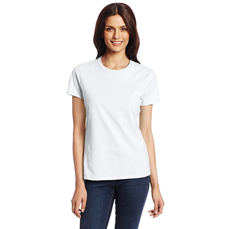 plain crew neck t shirts womens