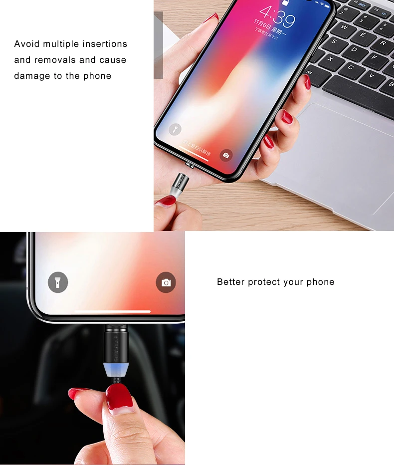 Magnetic Cable charger 3 in 1 Transform magnetic charger cable 7