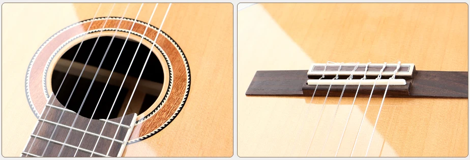 Made in China Professional Full Size Concert Electric Classical Guitar