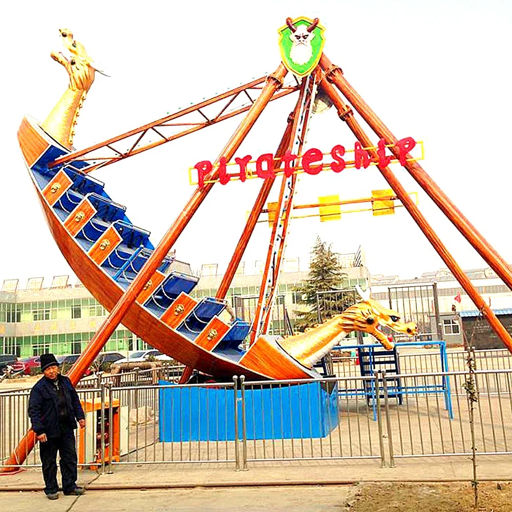 attractive viking ship outdoor entertainment for children