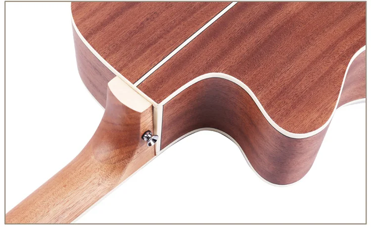 Гитарный набор «сделай сам», акустическая гитара с грифом из красного дерева