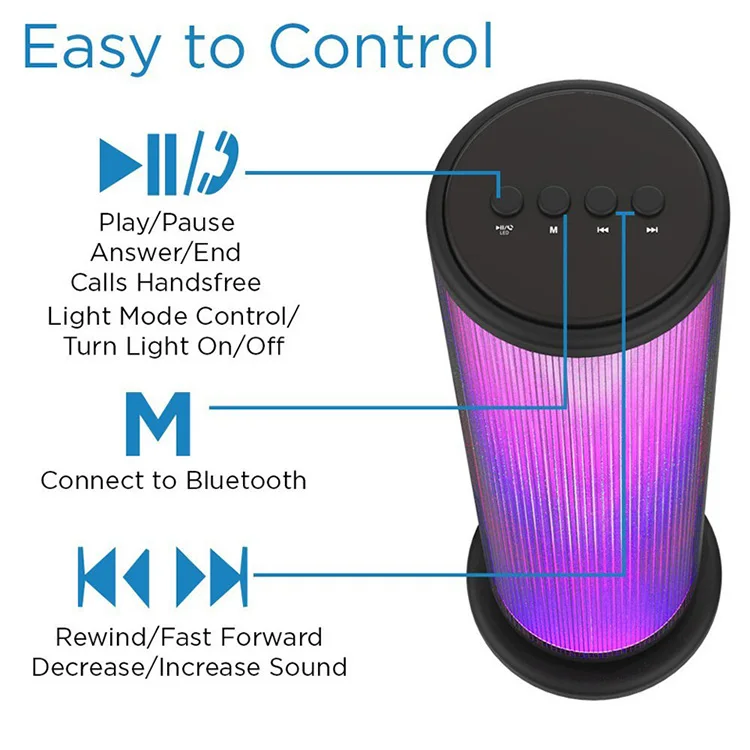 Led wireless bluetooth. Подключиться BT Speaker другую колонку проводным способом?.