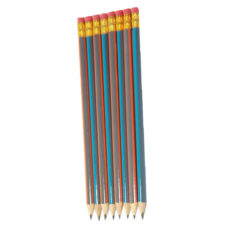 Nontoxic wooden pencils, sample-free, 100% Wood Material, OEM