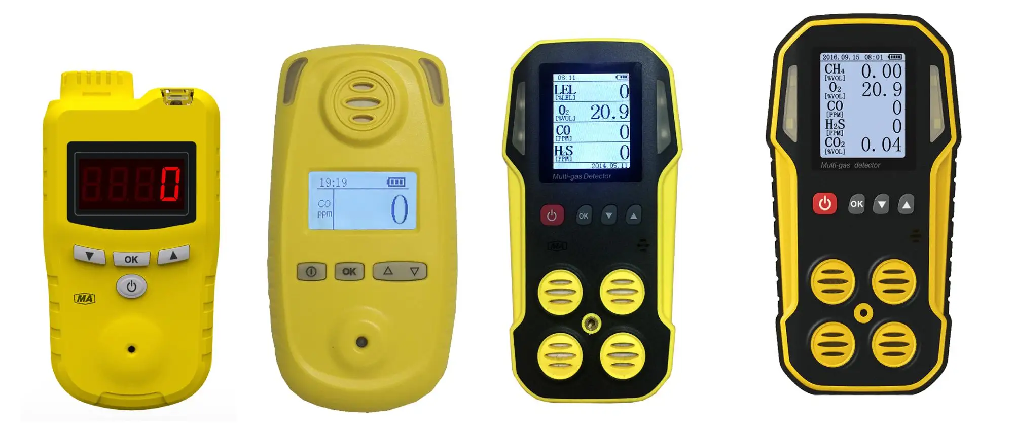 Confined Space 4 Gas Monitor Stel/twa For Life Safety Applications